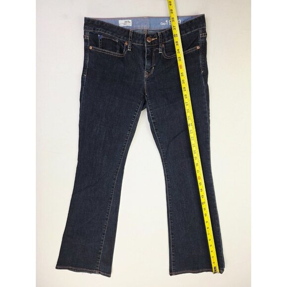 Gap 1969 26X30 Size 28/6A Women Curvy Bootcut Low Rise Blue Denim 5 Pocket Jeans - Picture 3 of 12